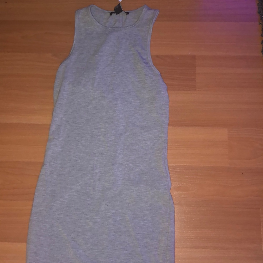 gray bodycon tank dress f21